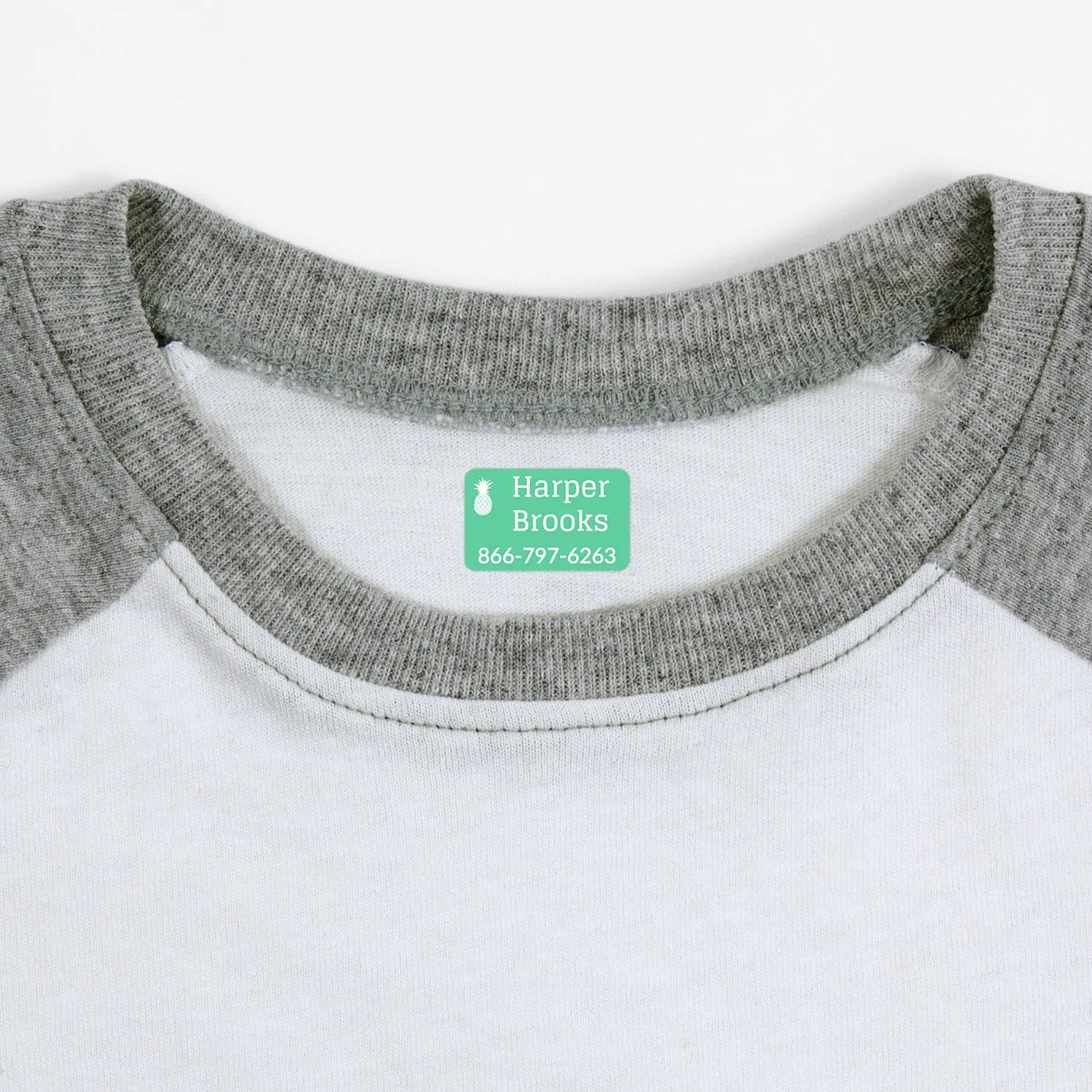 Pineapple Iron-On Clothing Labels