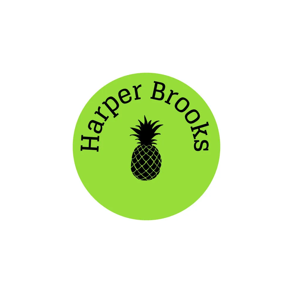 Pineapple Iron-On Clothing Labels