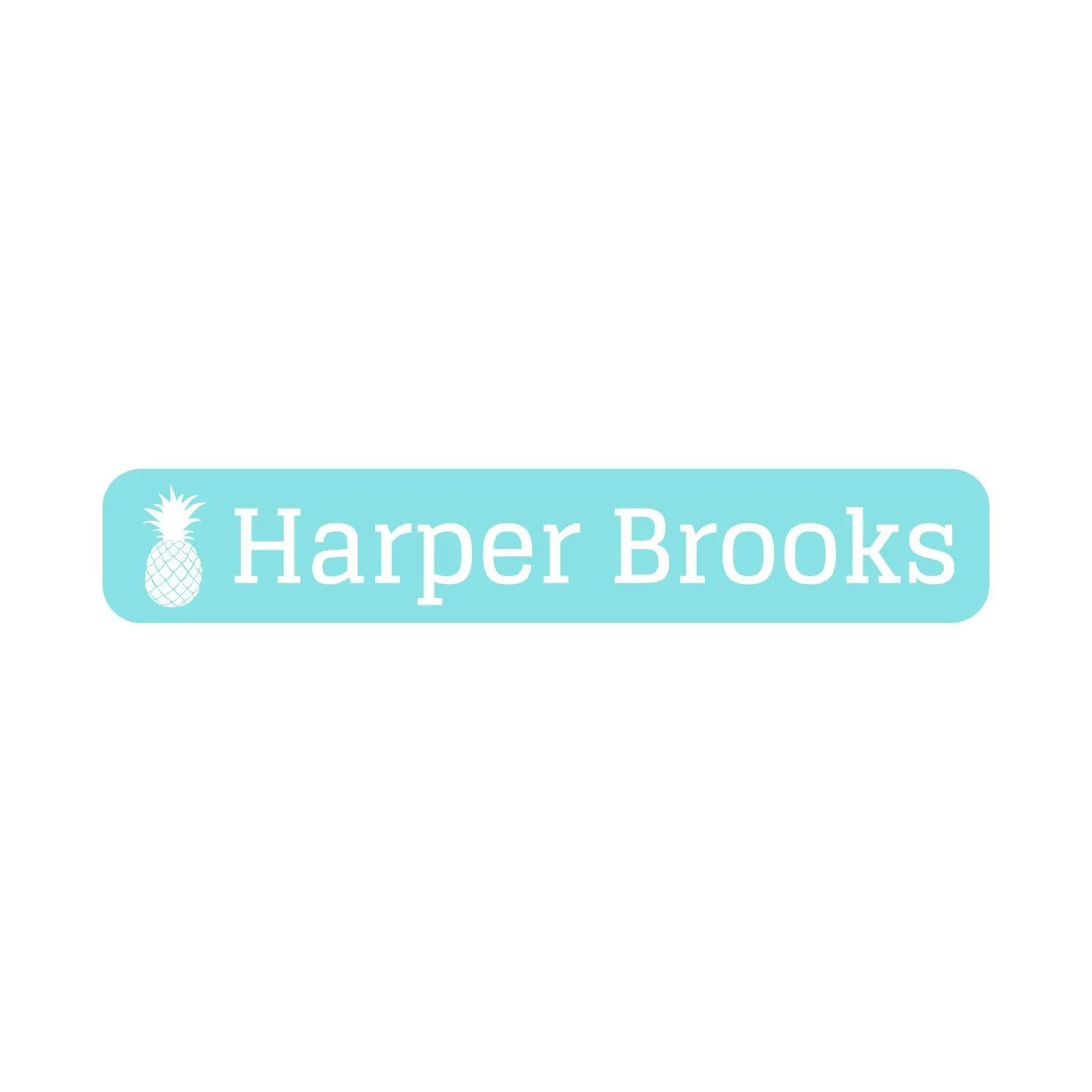 Pineapple Iron-On Clothing Labels