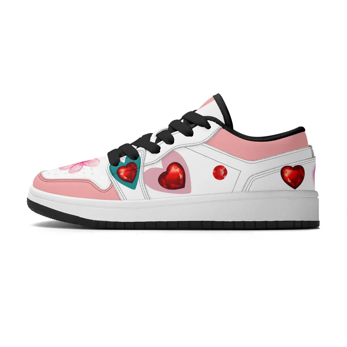 Pink Floral | Custom Kids Shoes | Shoe Zero