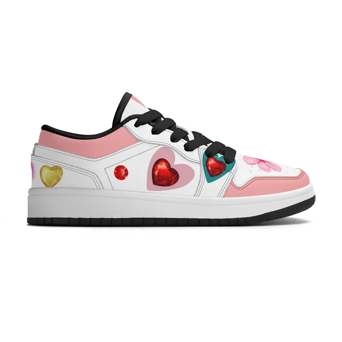 Pink Floral | Custom Kids Shoes | Shoe Zero