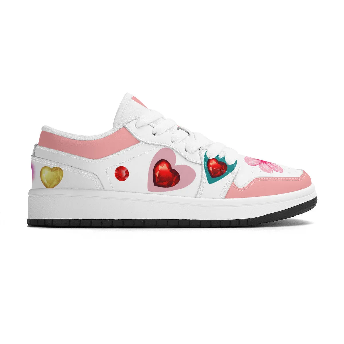 Pink Floral | Custom Kids Shoes | Shoe Zero