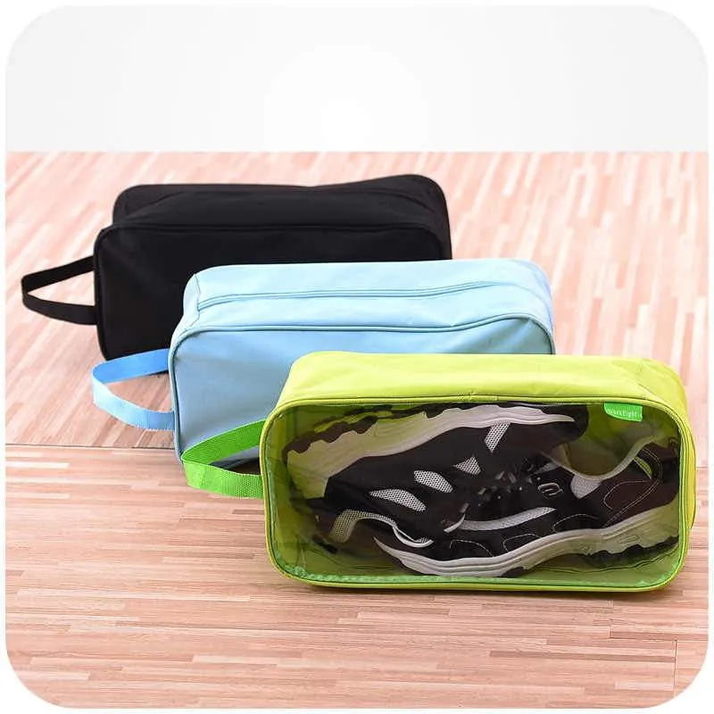 Portable Shoes Carrying Bag Organizer Box Container ( Pack Of 2 )