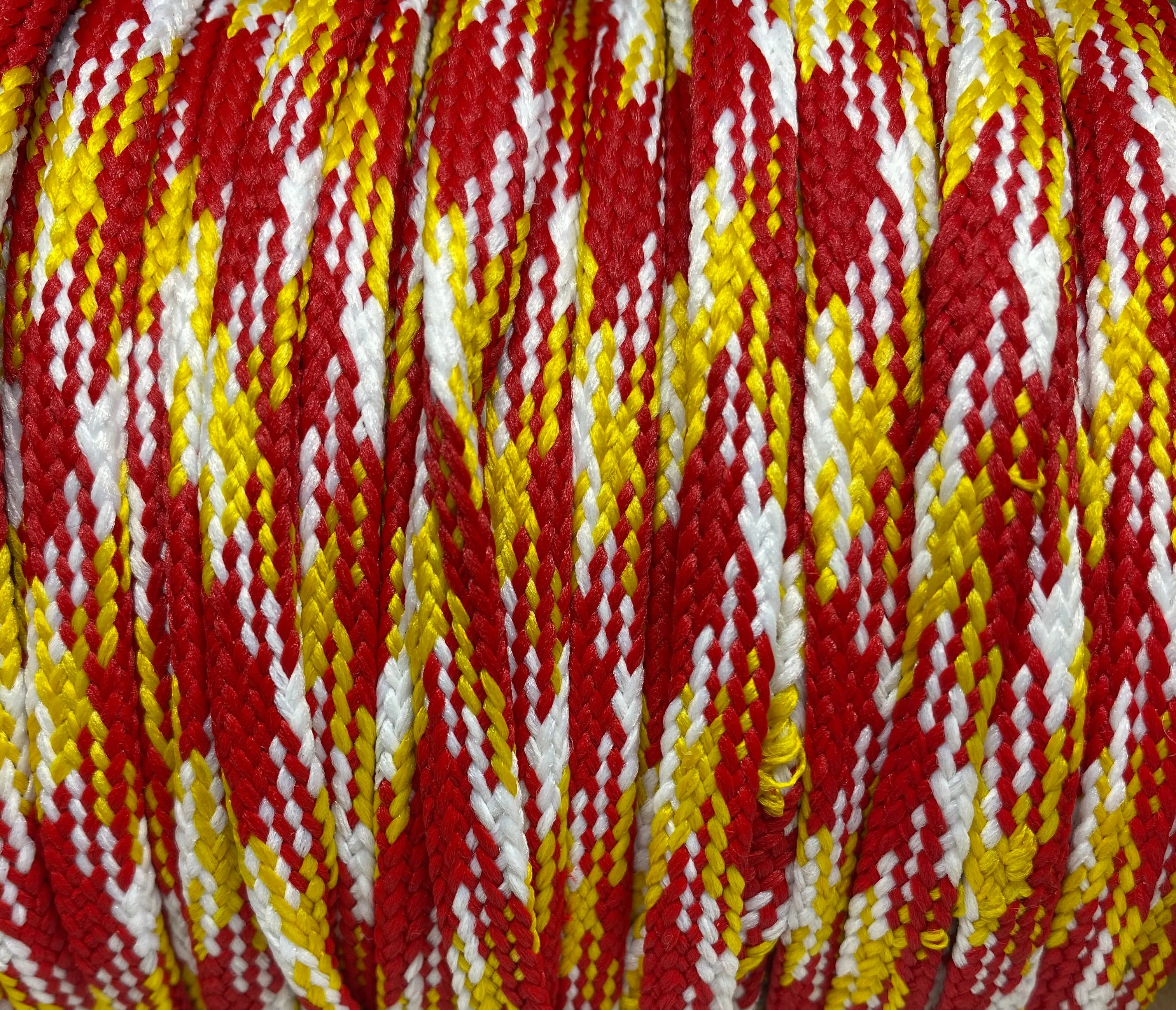 Premium Sport Laces - Gold, Red and White