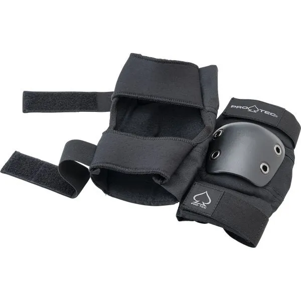 Protec Street 3-Pack Pad Set Adult Black - Black