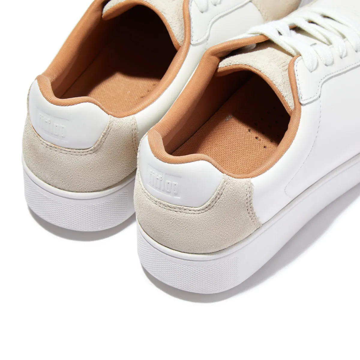RALLY Leather Suede Panel Sneakers