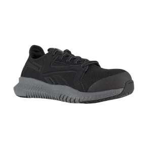Reebok Ladies Flexagon 3.0 Composite Toe Black Athletic Work Shoes RB464