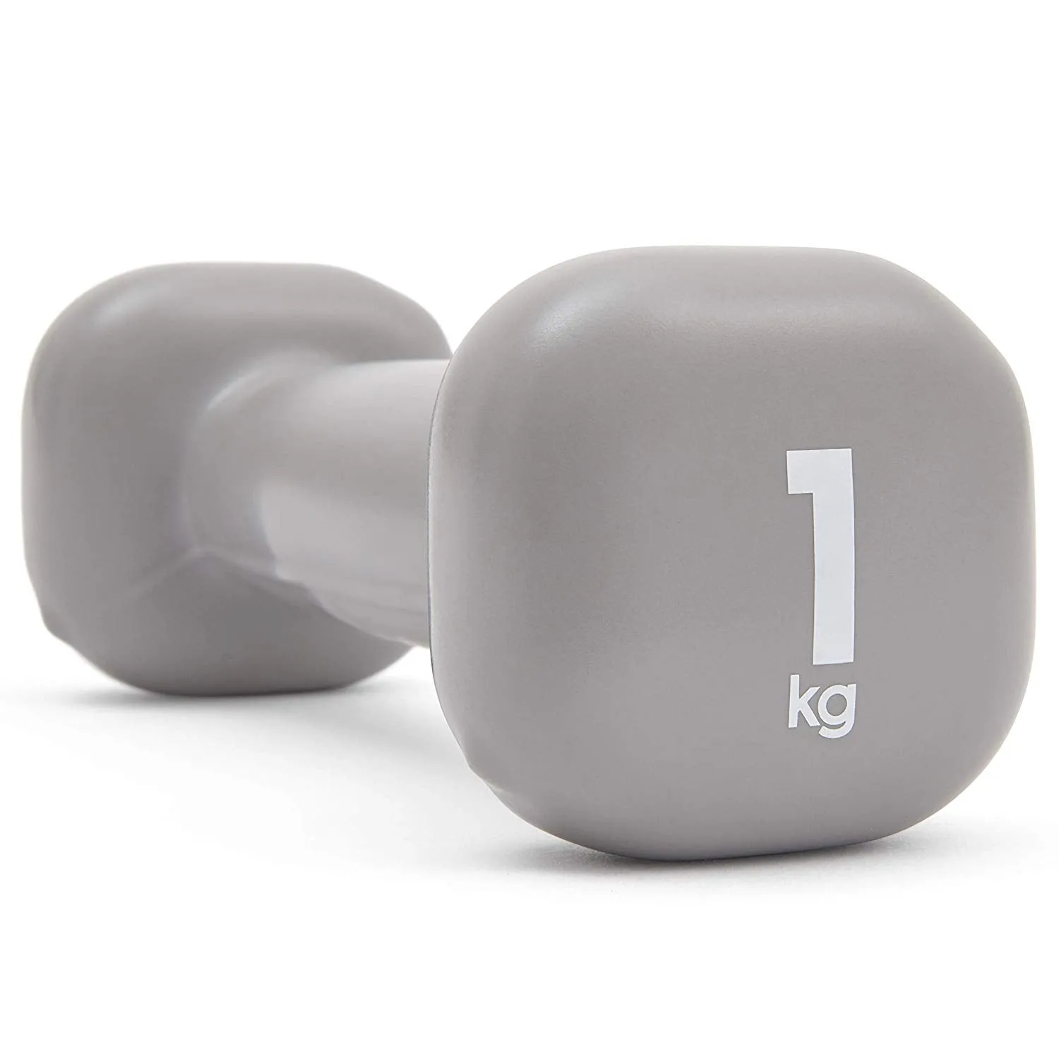 Reebok Single Dumbbell - 1 KG (Grey)
