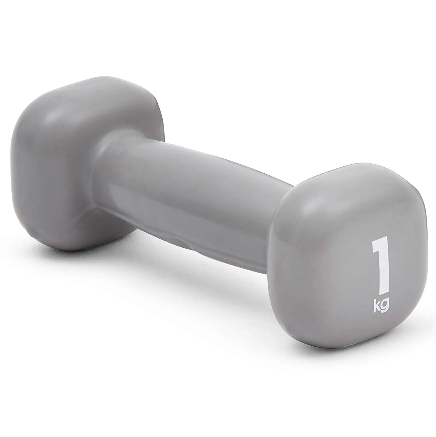 Reebok Single Dumbbell - 1 KG (Grey)