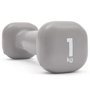 Reebok Single Dumbbell - 1 KG (Grey)