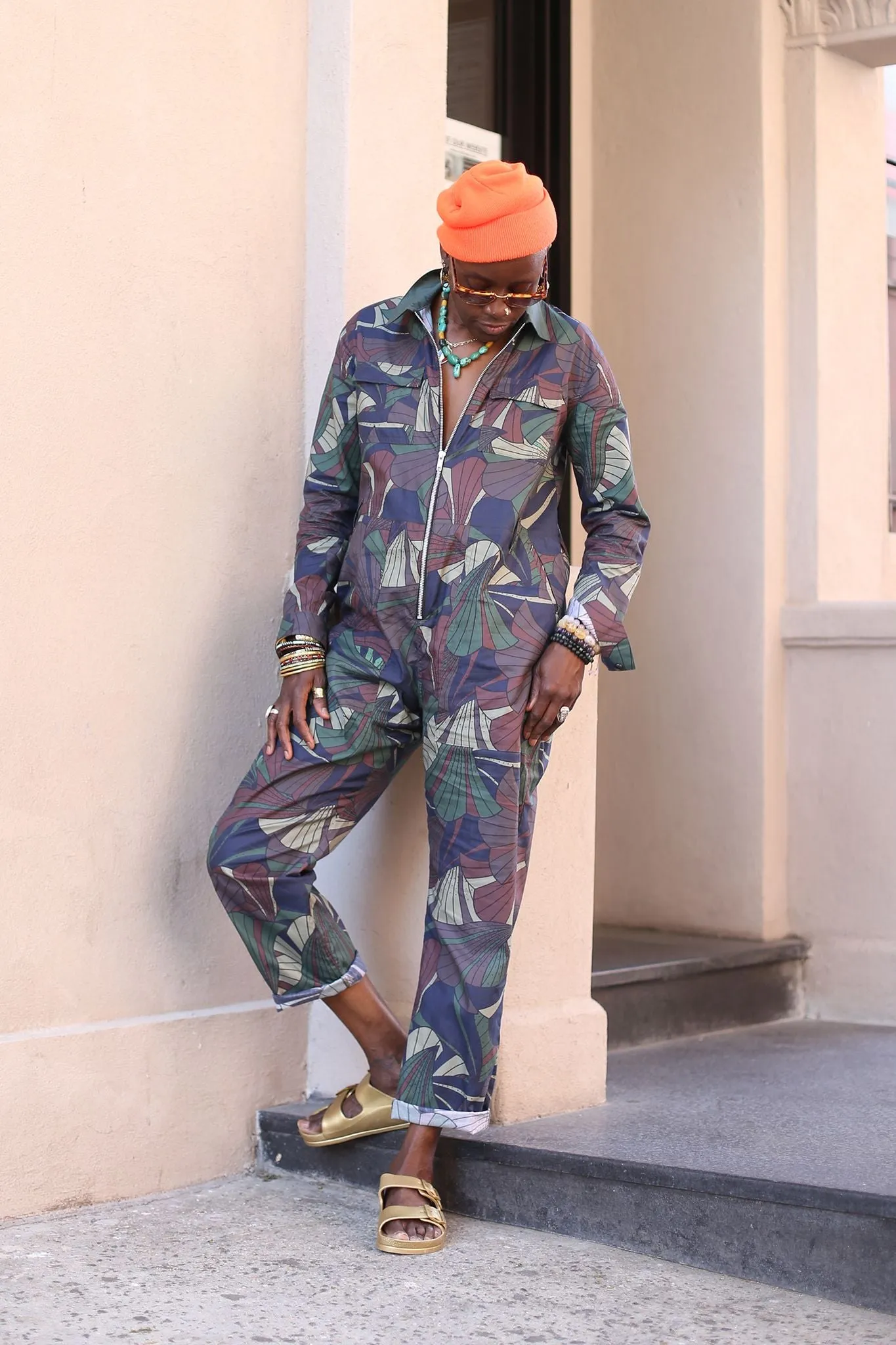 Relax Jumpsuit - Cargo Forest - Light Weight Cotton