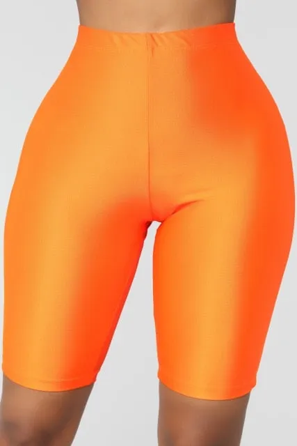 sexy high waist fitness shorts