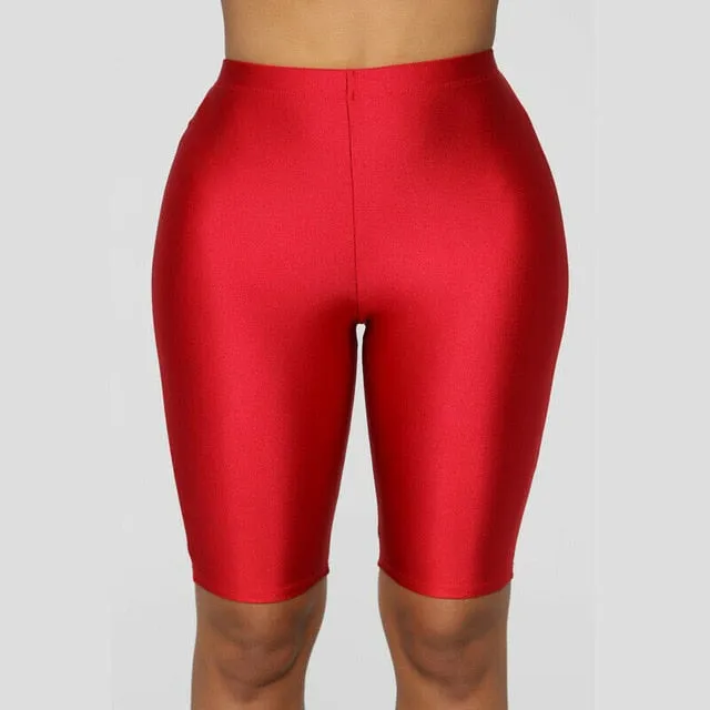 sexy high waist fitness shorts