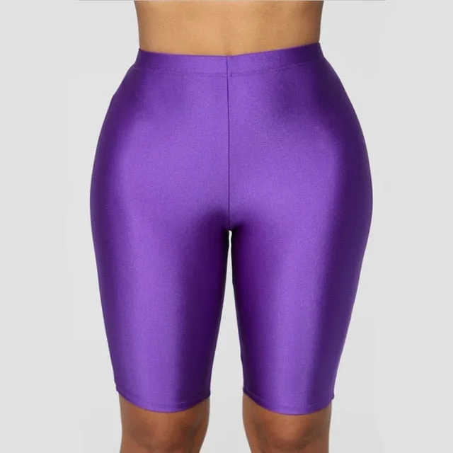 sexy high waist fitness shorts