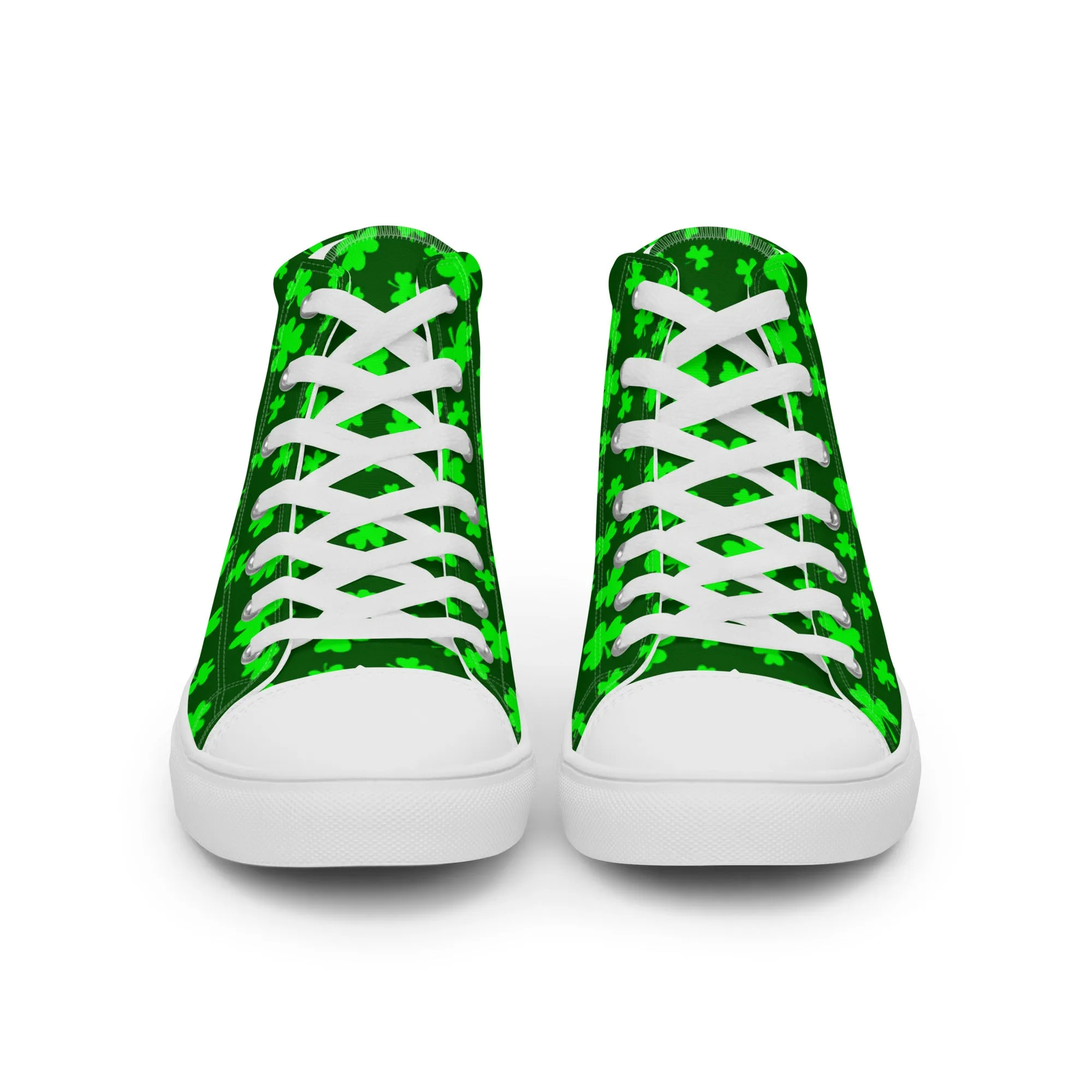 Shamrock Men’s High Top Canvas Shoes