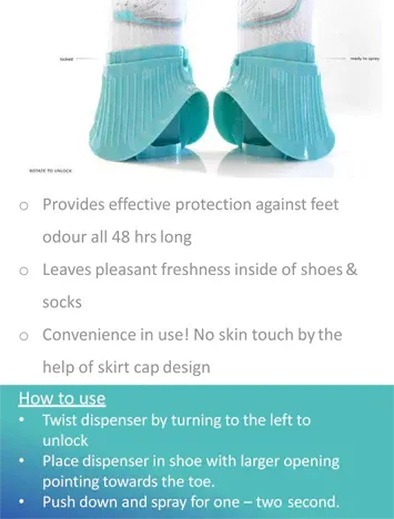 Silver Sport Shoe Deodorizer
