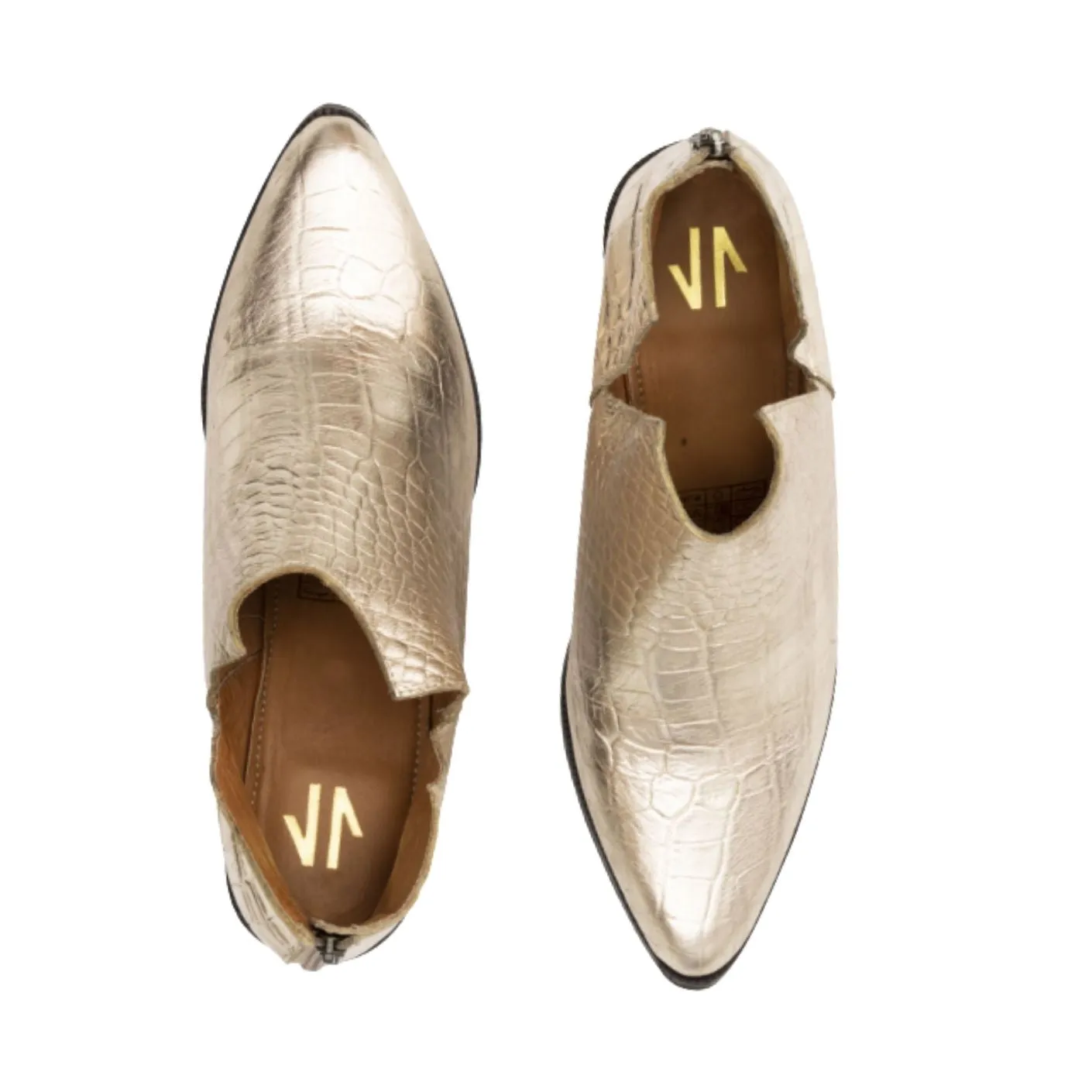 Silvia Cobos Anaconda Gold Boots