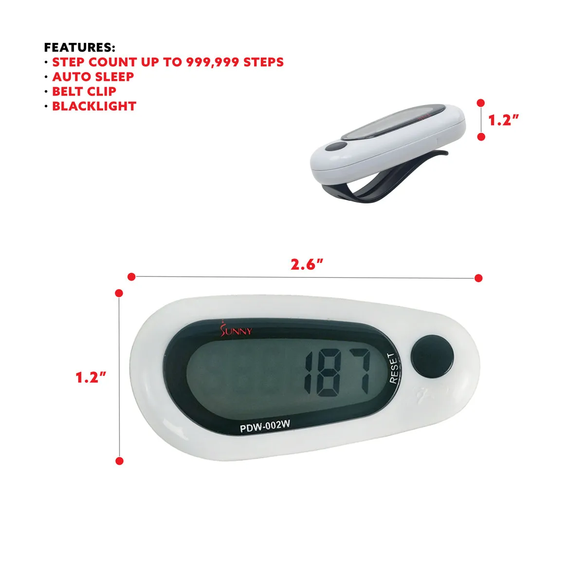 Simple 3D Pedometer