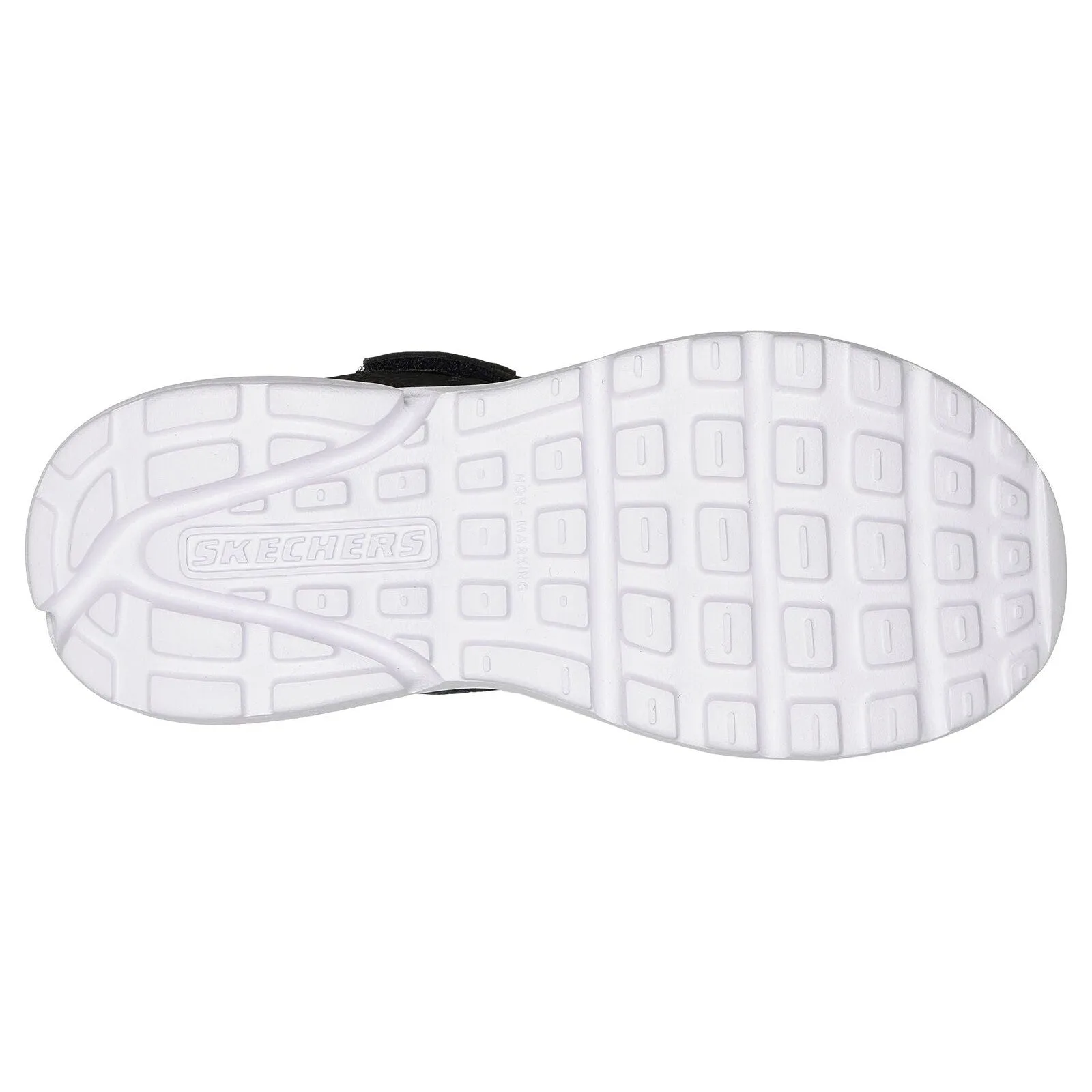 Skechers 406512L Razor Splash Boys Black, Navy And Lime Synthetic Touch Fastening Sandals