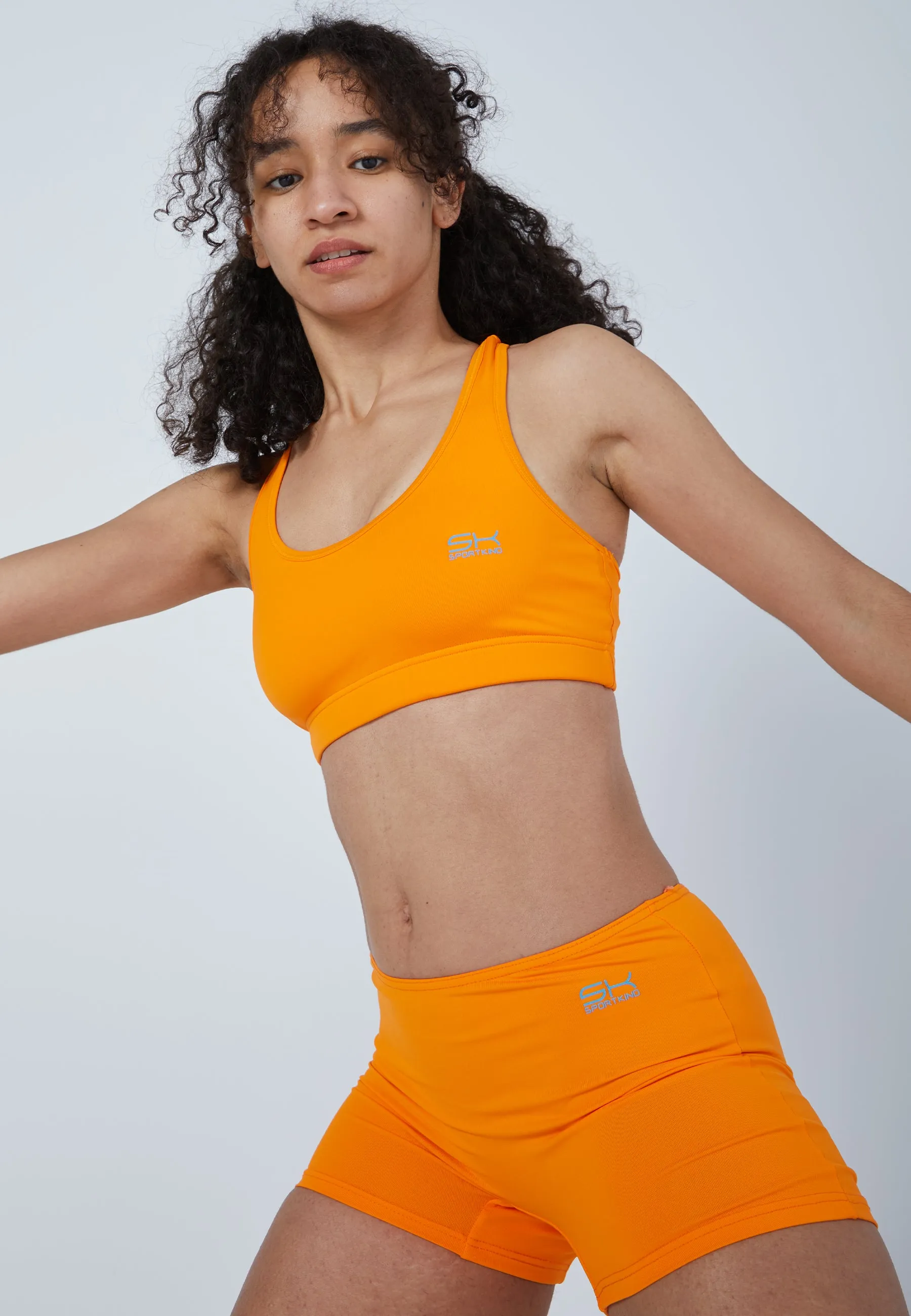 Sports Bra with Racerback, orange