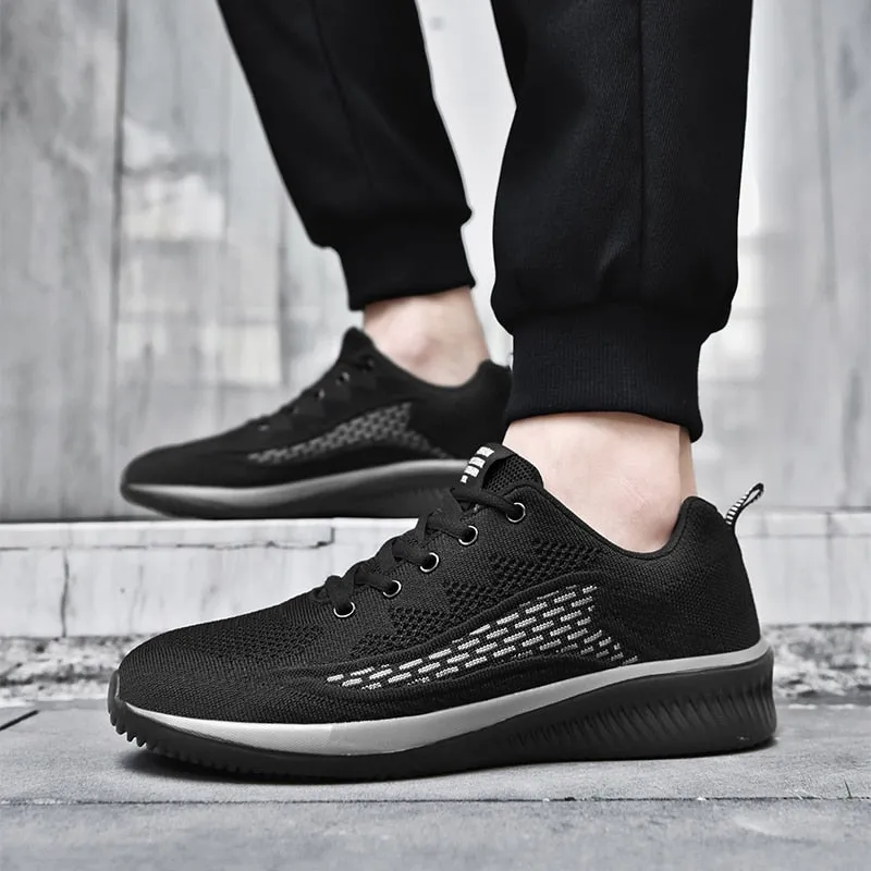 Summer Men's Casual Shoes Designer Men Running Shoes Luxury Motorcycle Sneakers Men Soft Casual Shoes Light Walking Men Sneakers