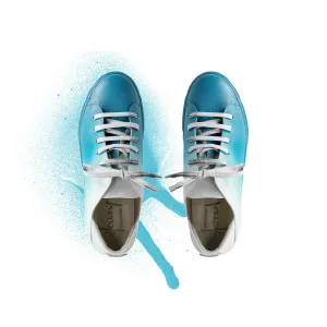 Turquoise Sprayed Sneaker