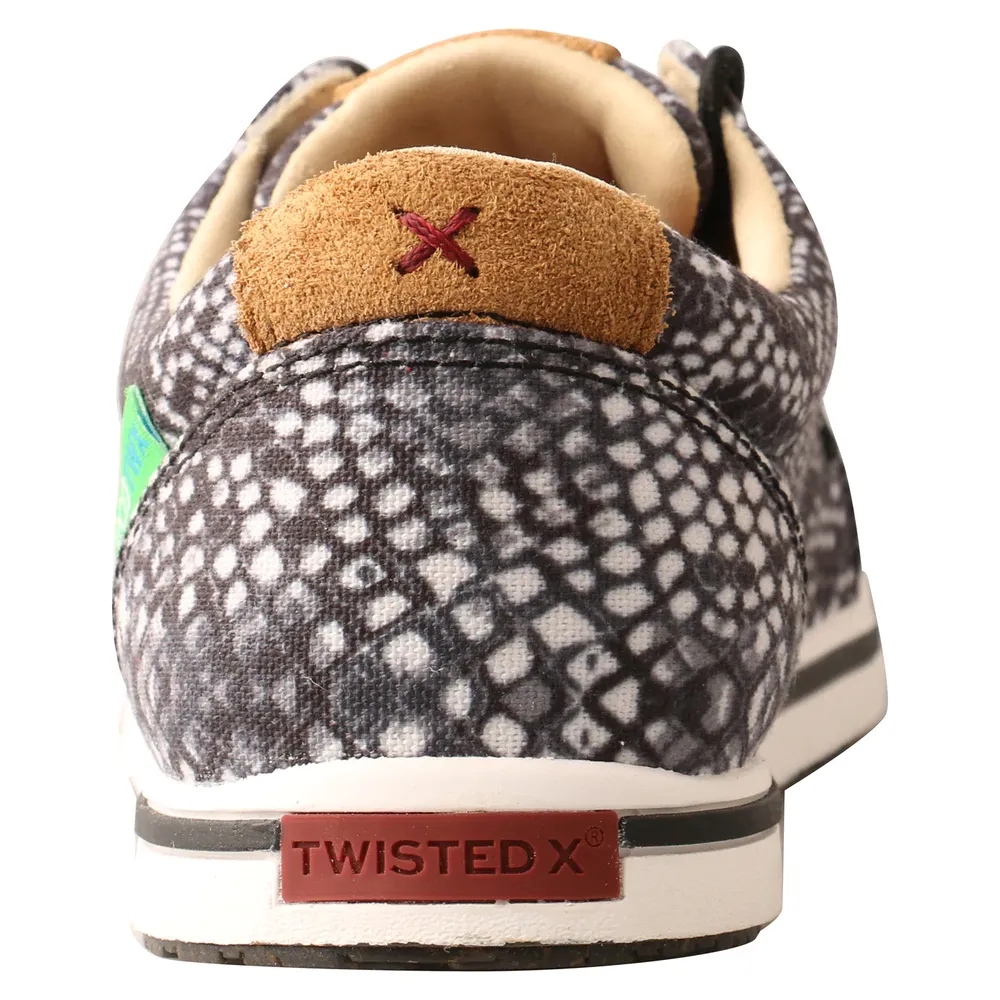 Twisted X® Ladies Kicks Snake Print Shoes WCA0045