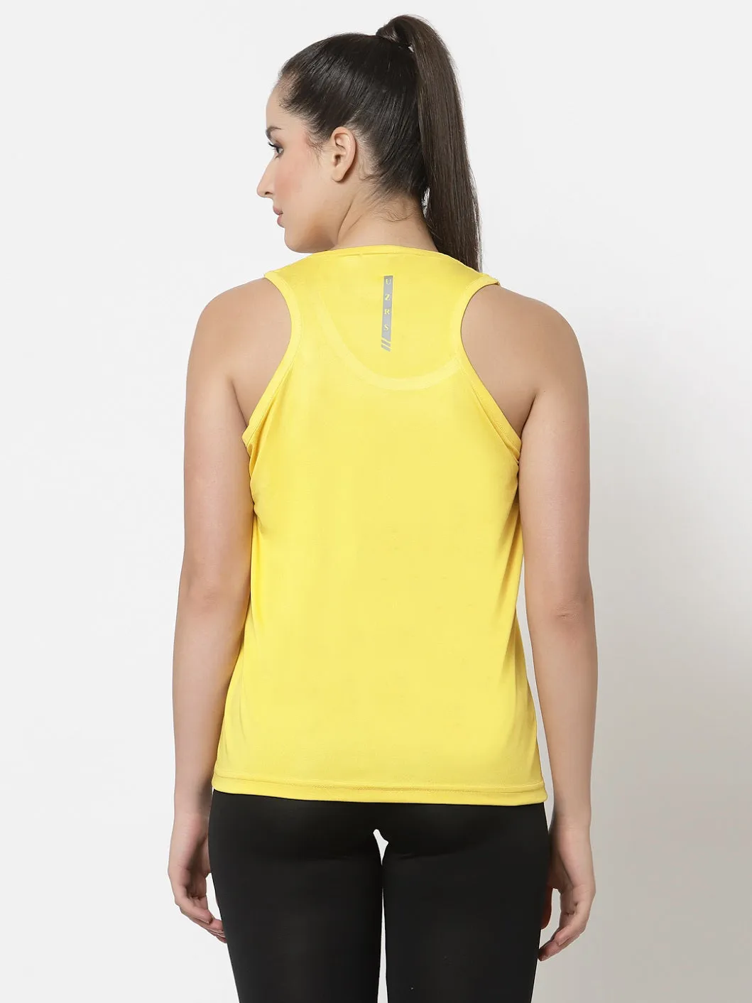 UZARUS Women's Dry Fit Workout Tank Top Sports Gym T-Shirt (Pack Of 2)