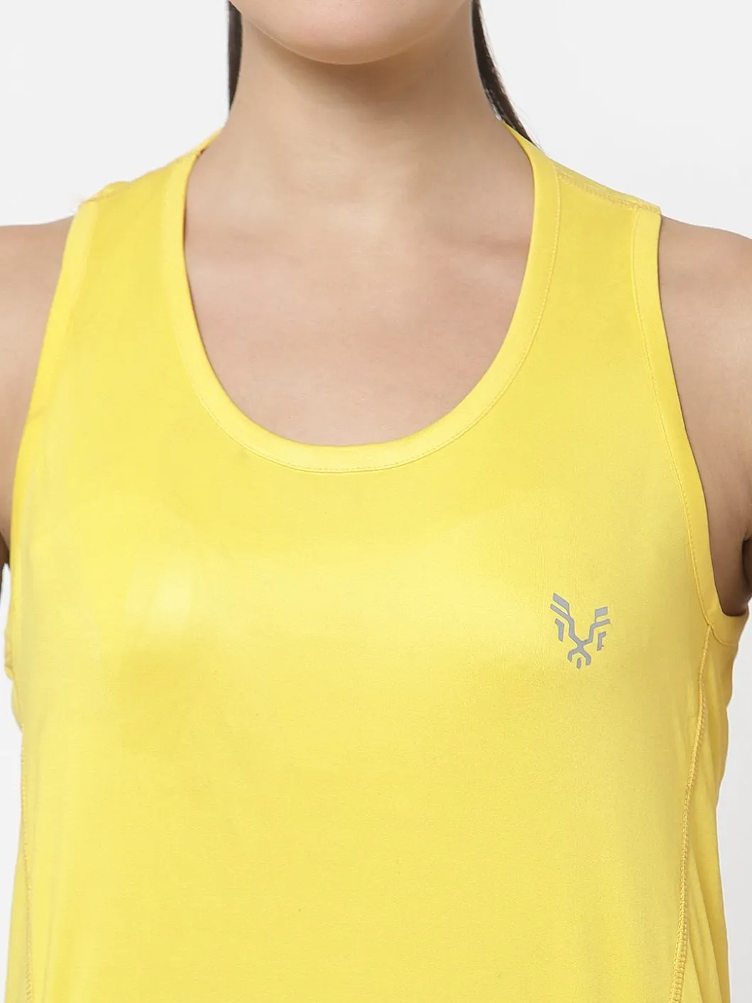 UZARUS Women's Dry Fit Workout Tank Top Sports Gym T-Shirt (Pack Of 2)