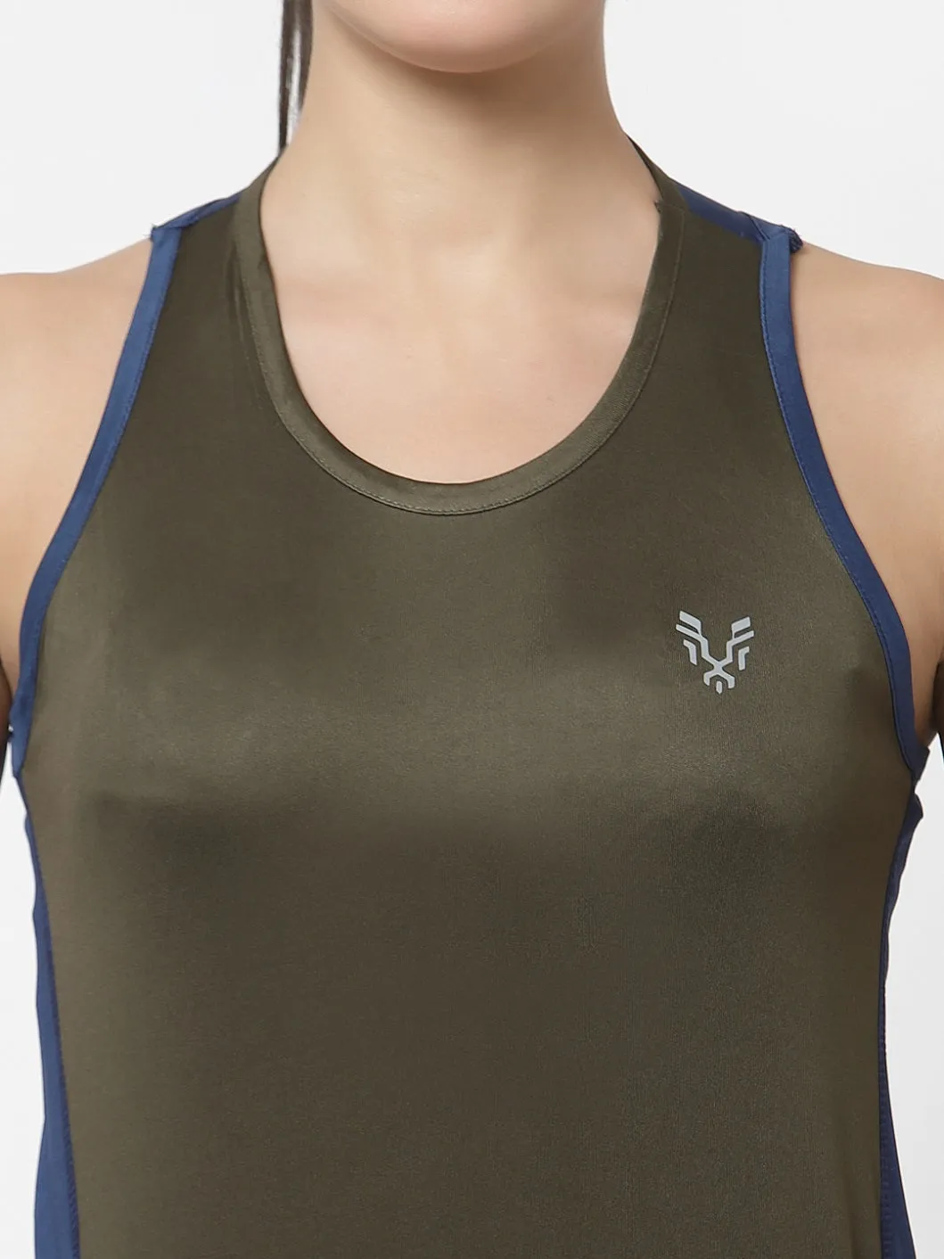 UZARUS Women's Dry Fit Workout Tank Top Sports Gym T-Shirt (Pack Of 2)