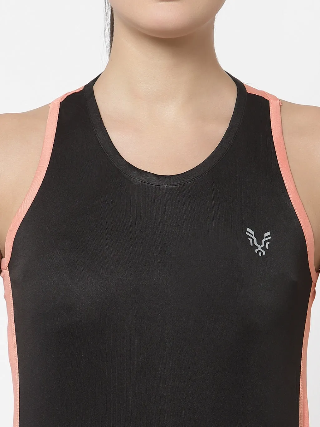 UZARUS Women's Dry Fit Workout Tank Top Sports Gym T-Shirt (Pack Of 2)