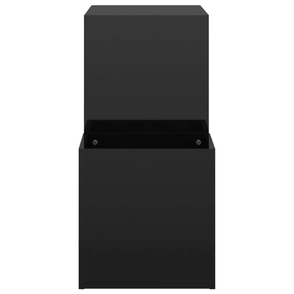 vidaXL Hall Shoe Cabinet High Gloss Black 105x35.5x70 cm Engineered Wood