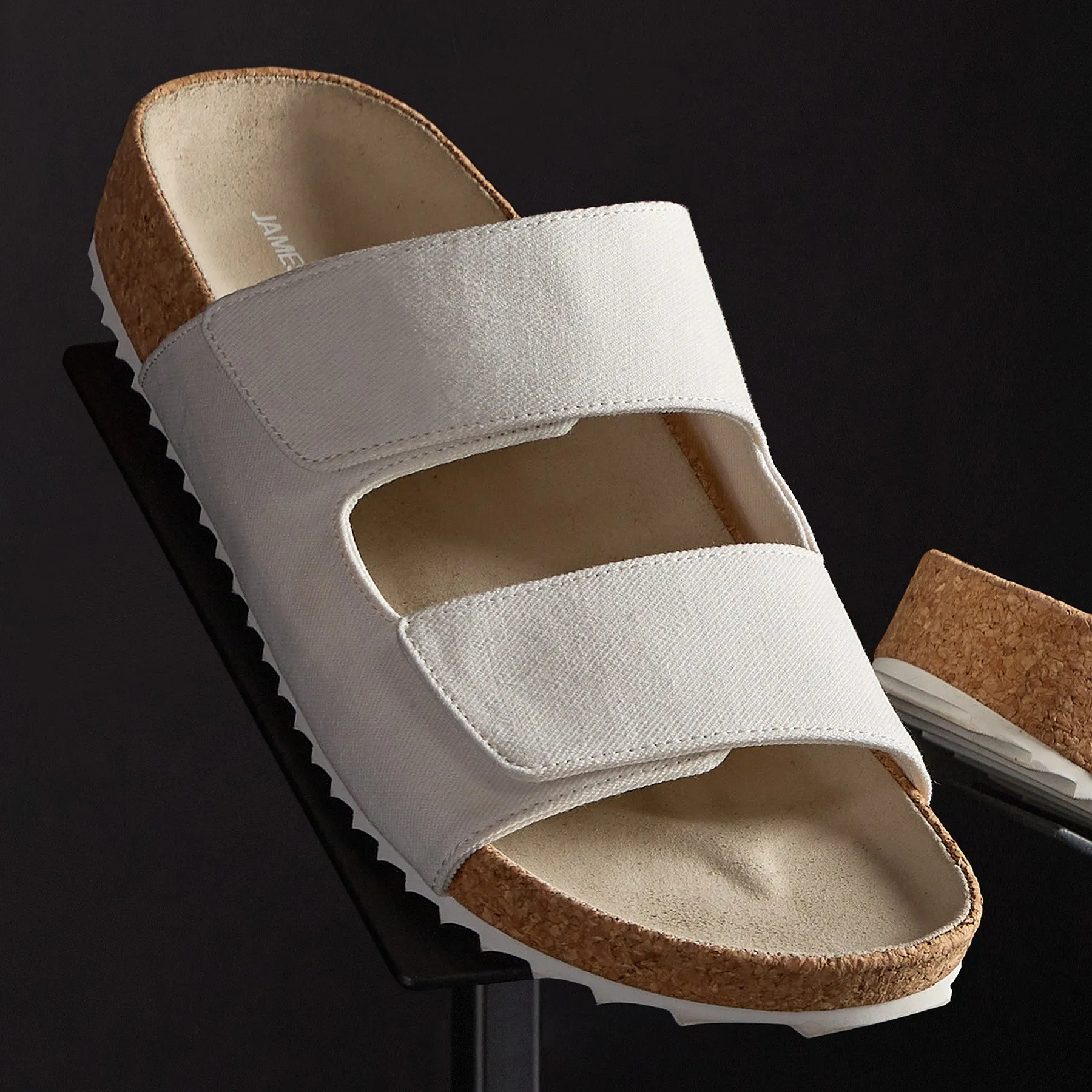Women's Double Strap Slide - Canvas