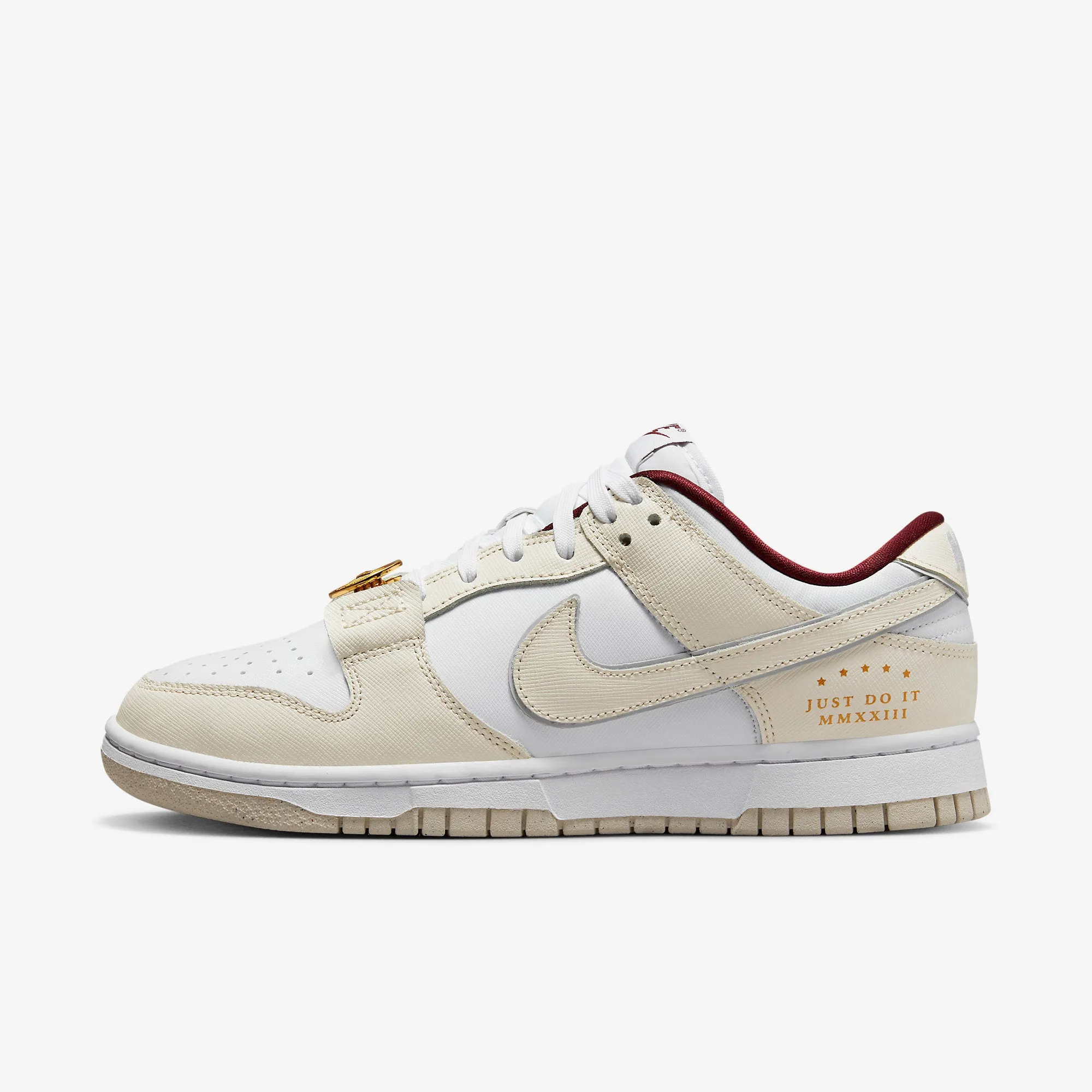 Women's Nike Dunk Low SE "Medallion" JUST DO IT (DV1160-100)