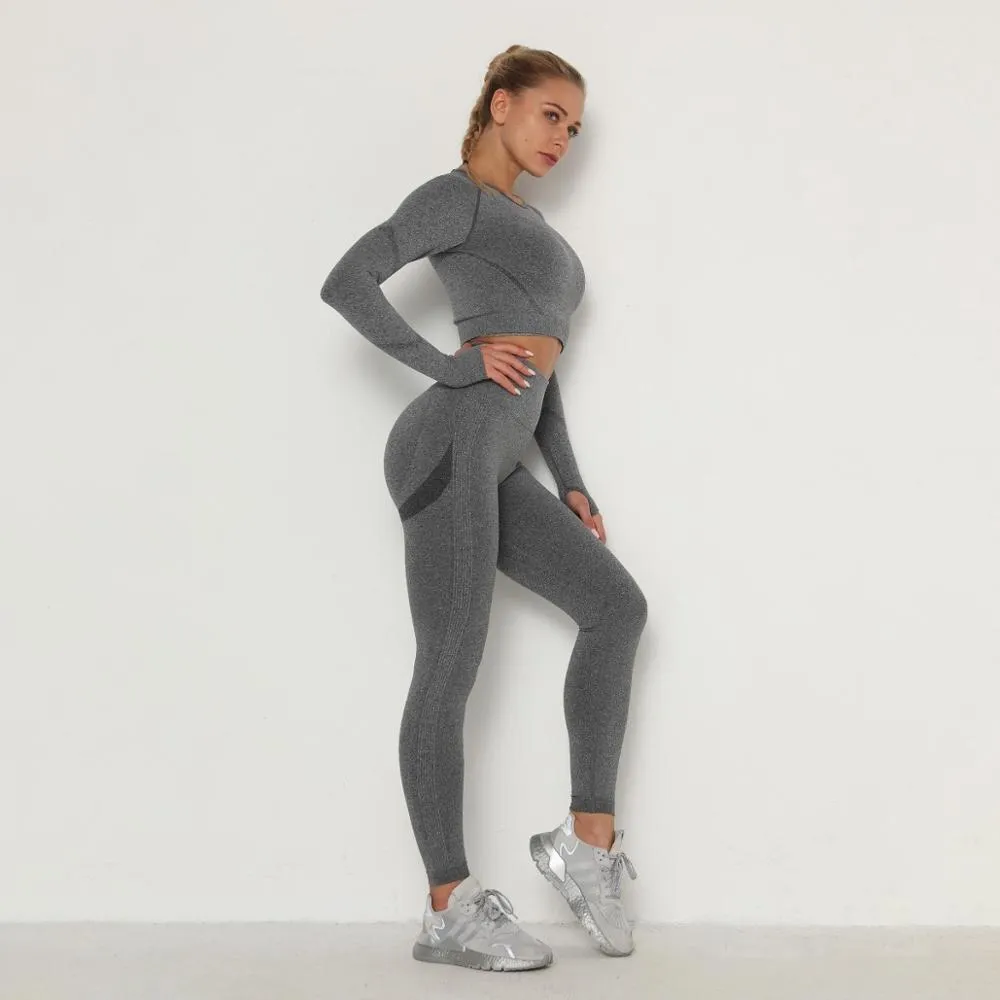 Yoga Set Sports Suit Women Workout Sports Outfit Fitness Set Wear