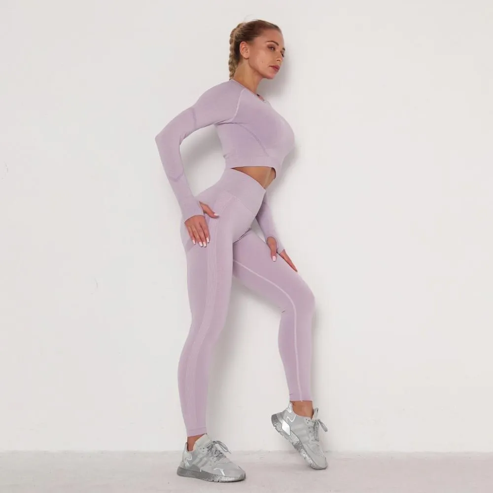 Yoga Set Sports Suit Women Workout Sports Outfit Fitness Set Wear