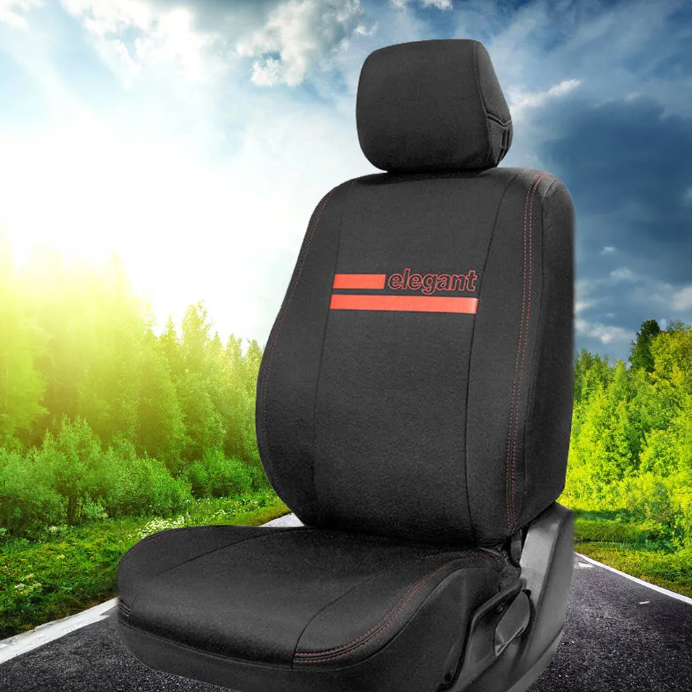 Yolo Fabric Car Seat Cover For Volkswagen Ameo