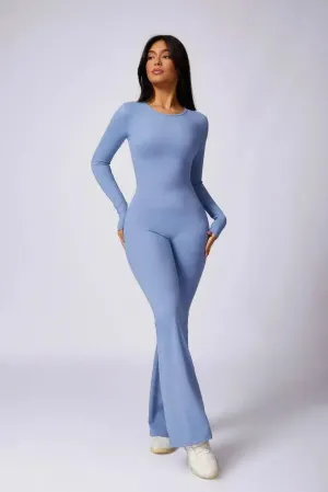 Zorina – Round neckline – Seamless gym jumpsuit